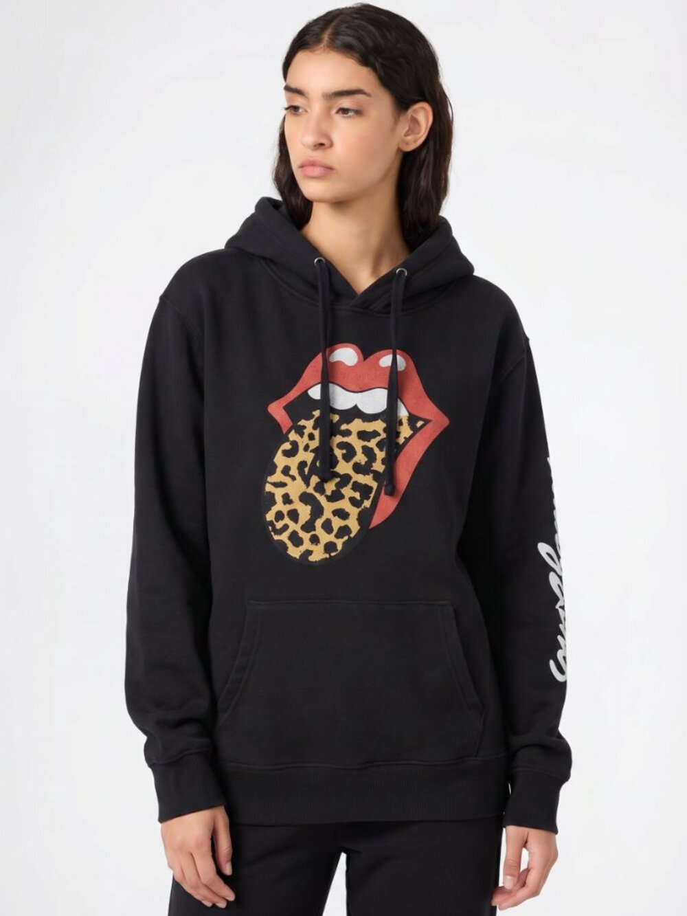 Rolling Stones WOMENS   band logo Hoodie